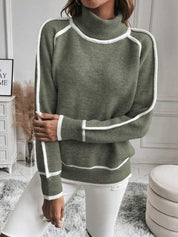 Avalon - Olive Cotton Jumper