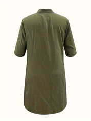 Adele – Button-Down Shirt Dress