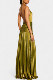 Lorette | Metaliczna sukienka