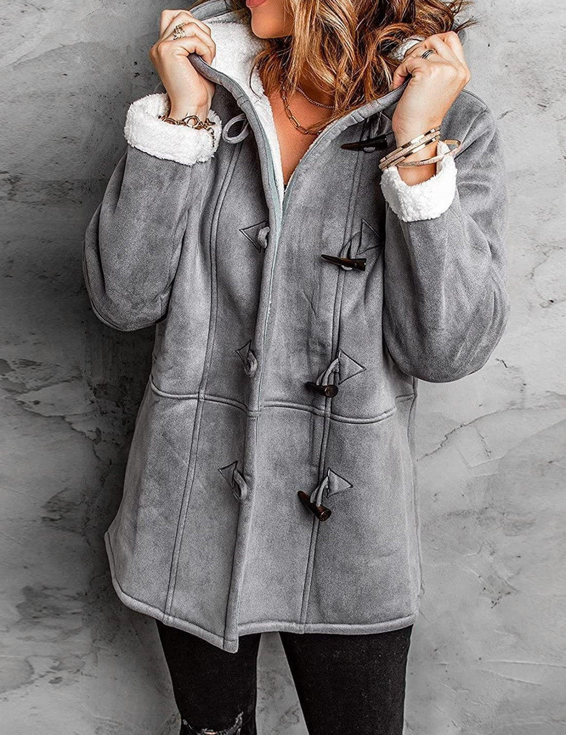 Sylwia™ | Aksamitny płaszcz z kapturem Velvet Horn