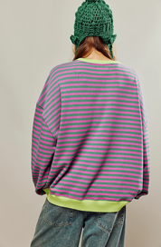 Mana | Pasiasty Oversize'owy Sweter