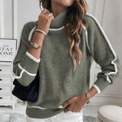 Avalon - Olive Cotton Jumper