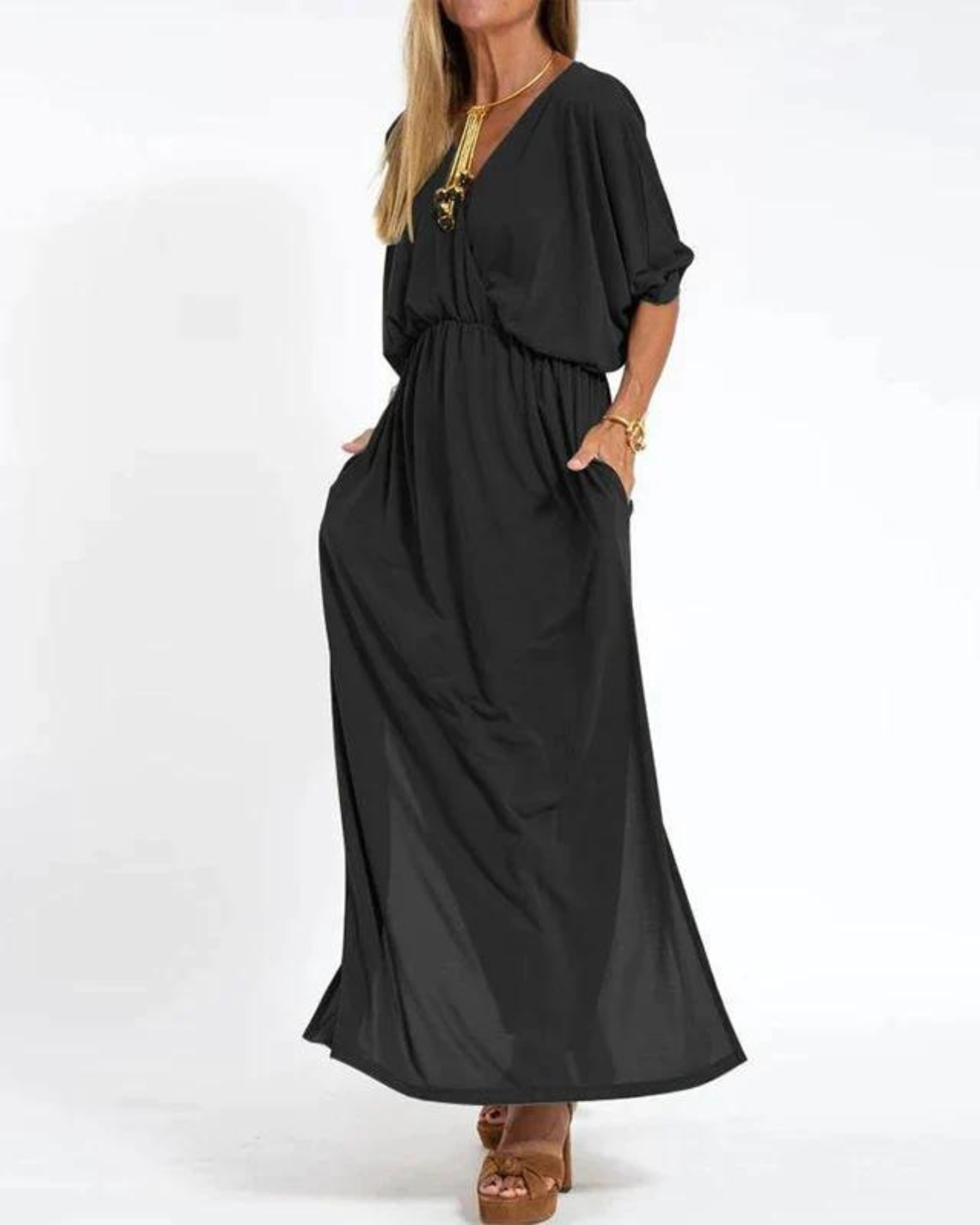 LANI - Sukienka maxi w stylu vintage