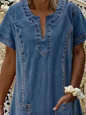 Sofia | Miękkie Dżinsowe Sukienki