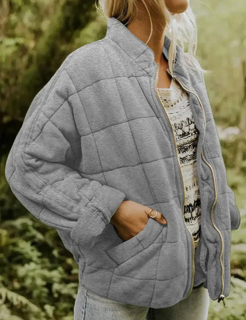 Lidoria™ | Oversizowana Pikowana Kurtka