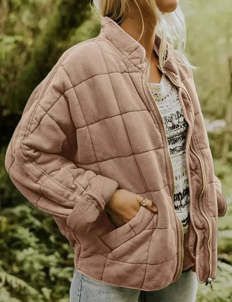 Lidoria™ | Oversizowana Pikowana Kurtka