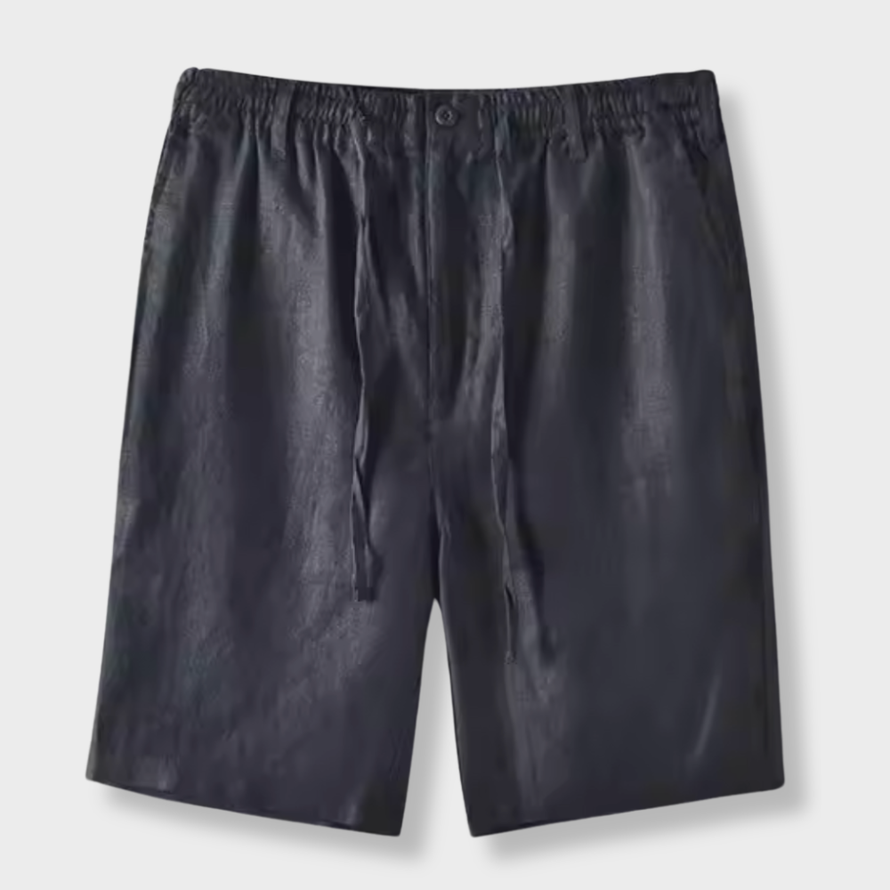 Krótkie spodenki lniane