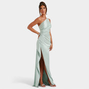 SERENYA – Luksusowa satynowa sukienka wieczorowa