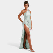 SERENYA – Luksusowa satynowa sukienka wieczorowa