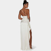 SERENYA – Luksusowa satynowa sukienka wieczorowa