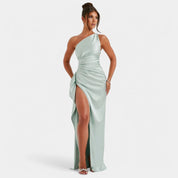 SERENYA – Luksusowa satynowa sukienka wieczorowa