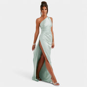 SERENYA – Luksusowa satynowa sukienka wieczorowa