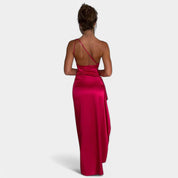 SERENYA – Luksusowa satynowa sukienka wieczorowa