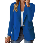 Tailored Single-Button Blazer