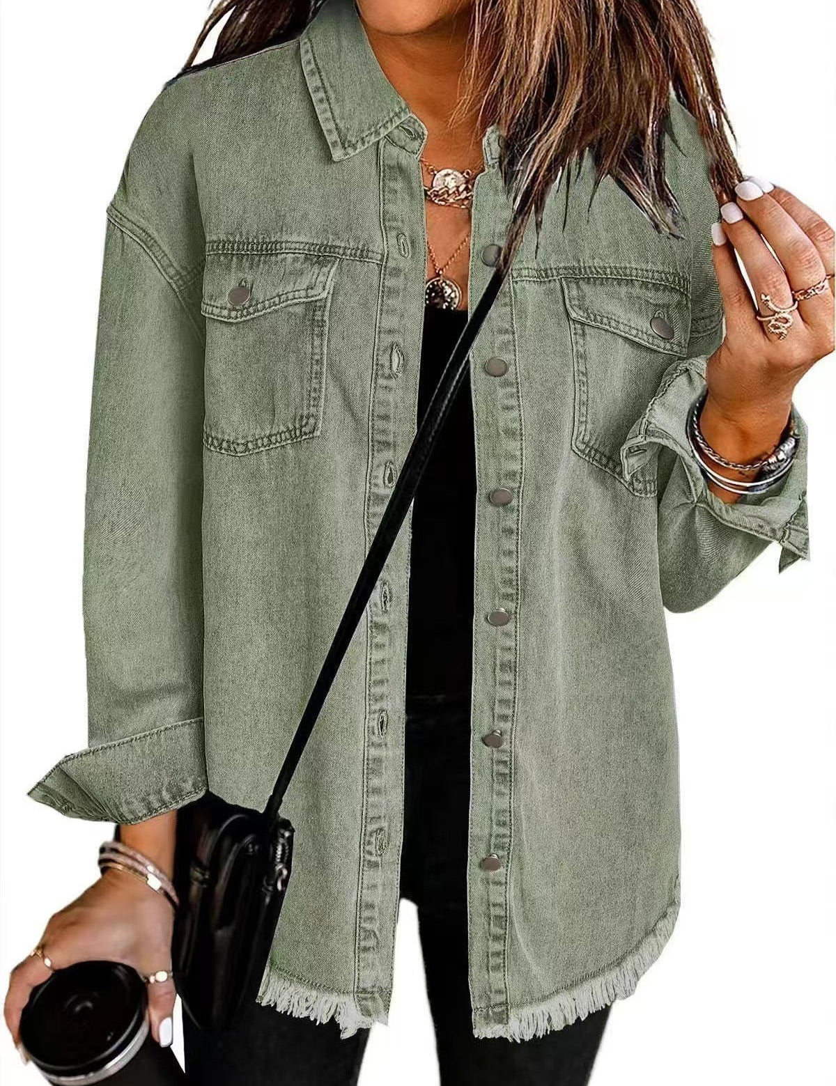 Sofia Denim™ | Elegancka kurtka dżinsowa