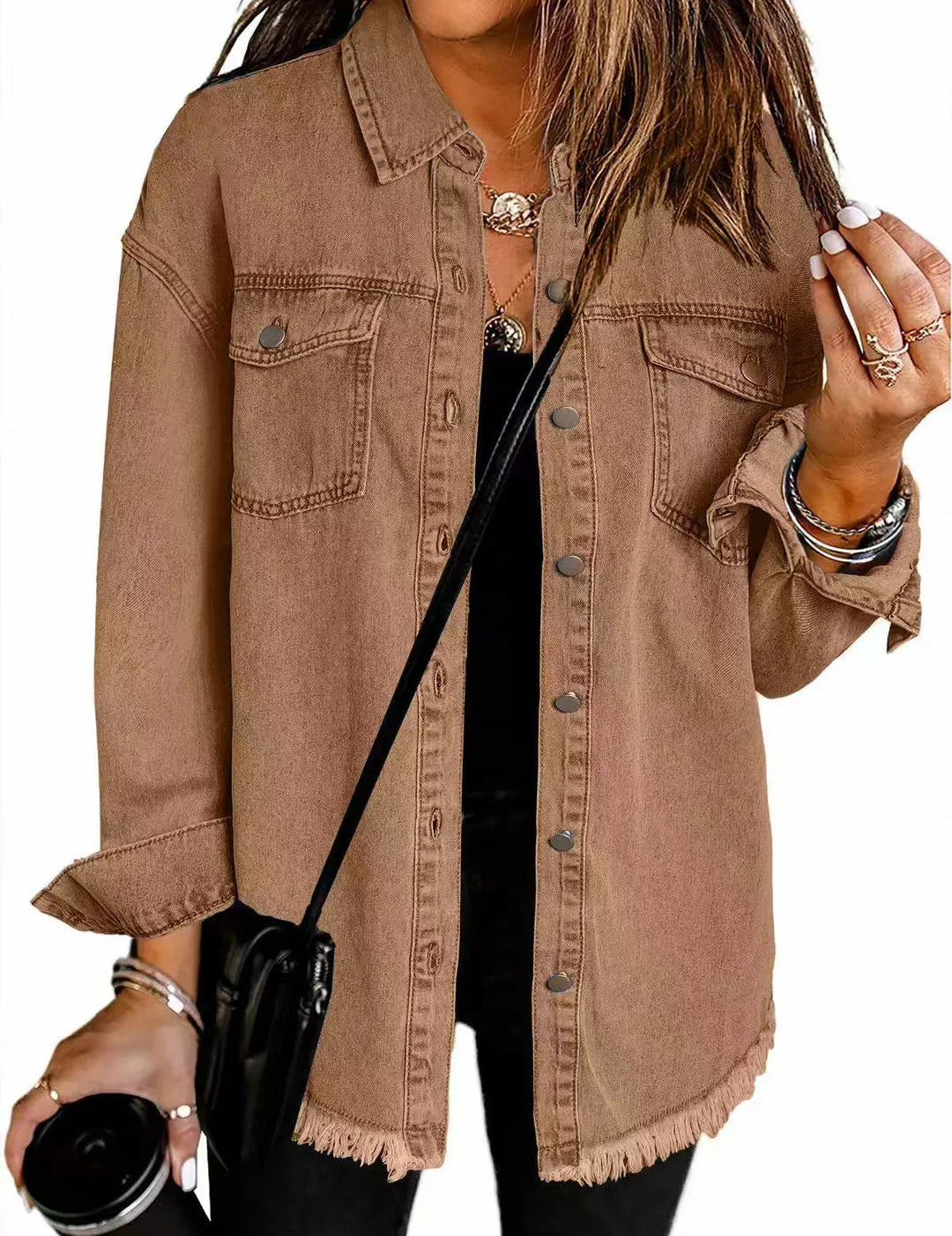 Sofia Denim™ | Elegancka kurtka dżinsowa