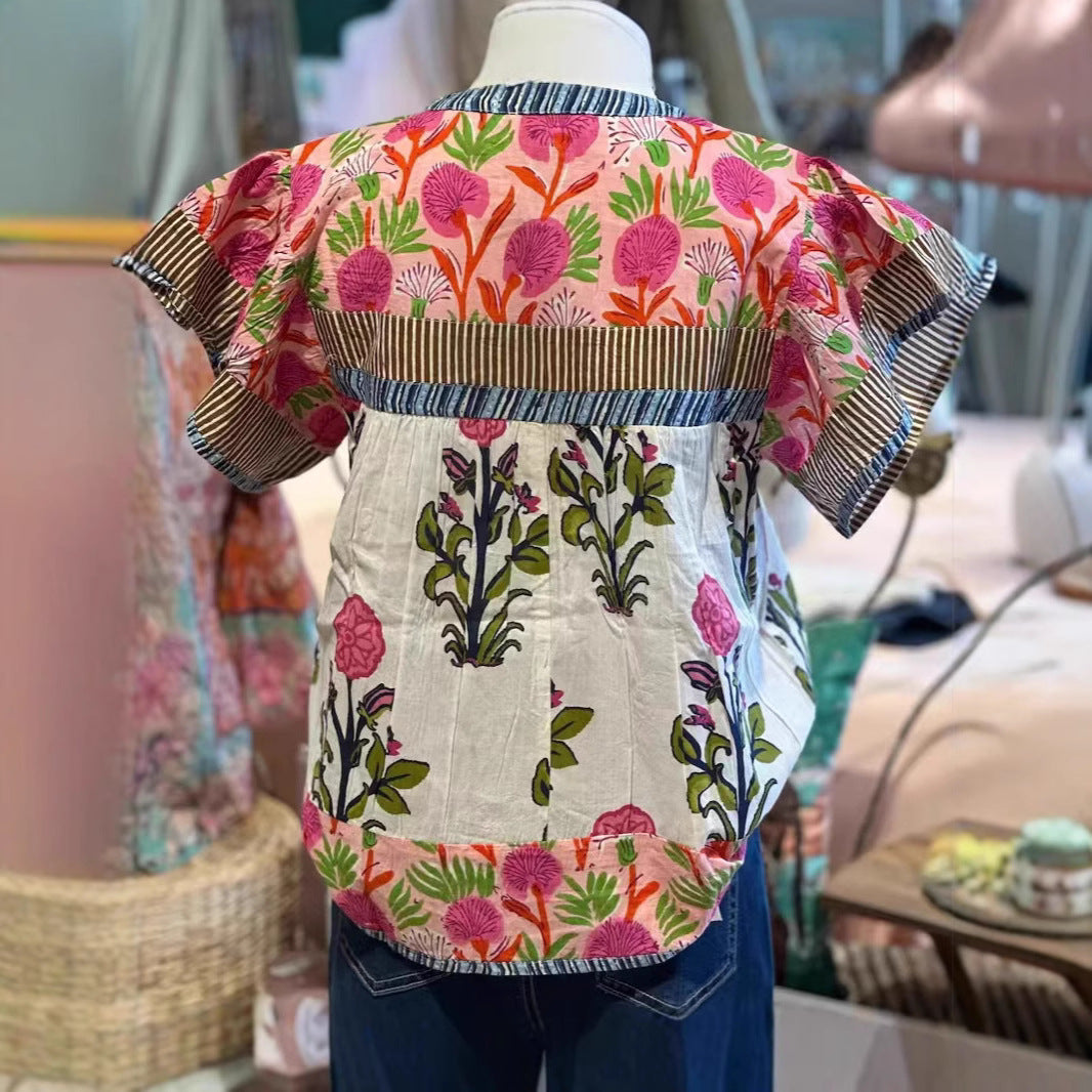Uriella – Embroidered Boho Blouse