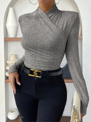 Angela – Elegant Wrap-Style Top