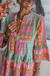 Ayla – Bohemian Tiered Tunic Dress