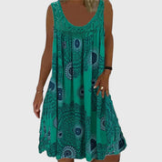 Stephanie - Ladies Sleeveless Comfortable Mini Dress