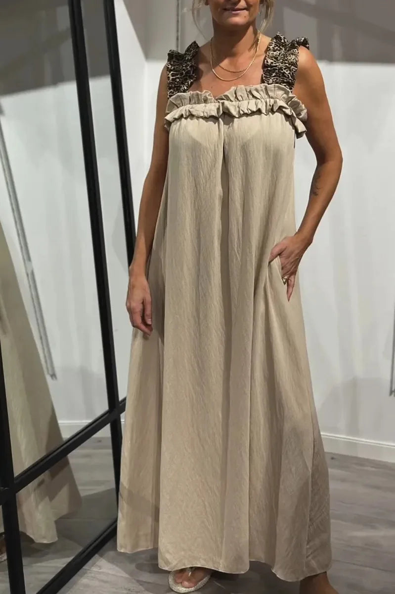 Helen - Elegancka sukienka w panterkę