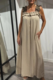 Helen - Elegancka sukienka w panterkę