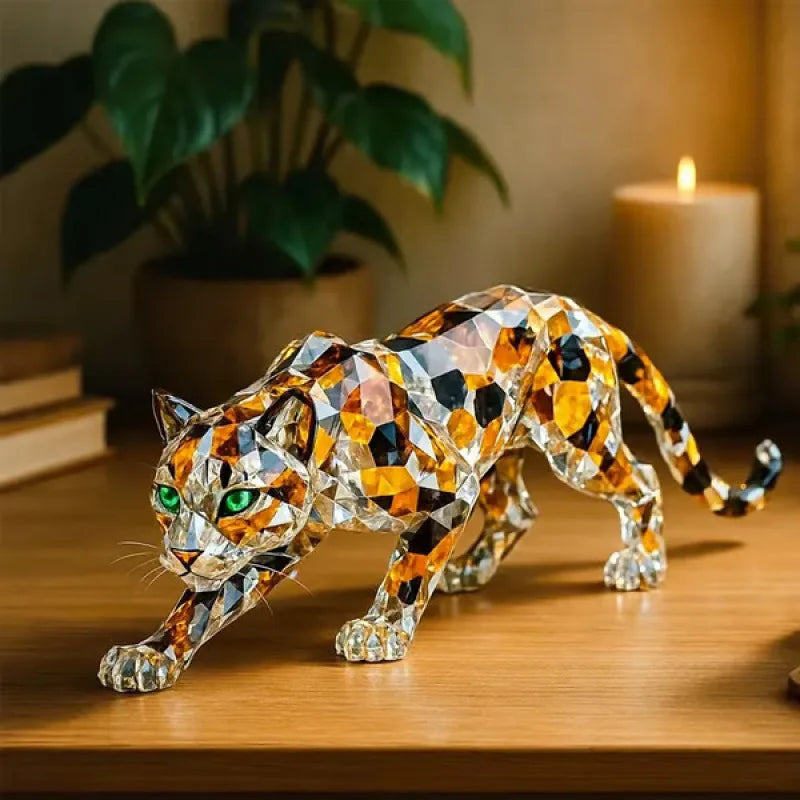 Crystal-Effect Animal Figurine