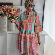 Ayla – Bohemian Tiered Tunic Dress