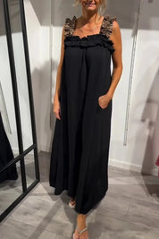 Helen - Elegancka sukienka w panterkę