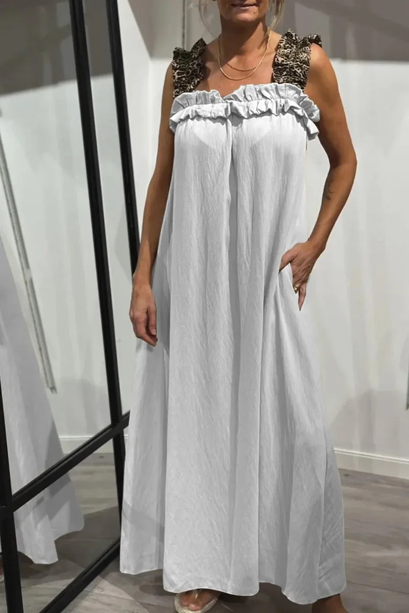 Helen - Elegancka sukienka w panterkę