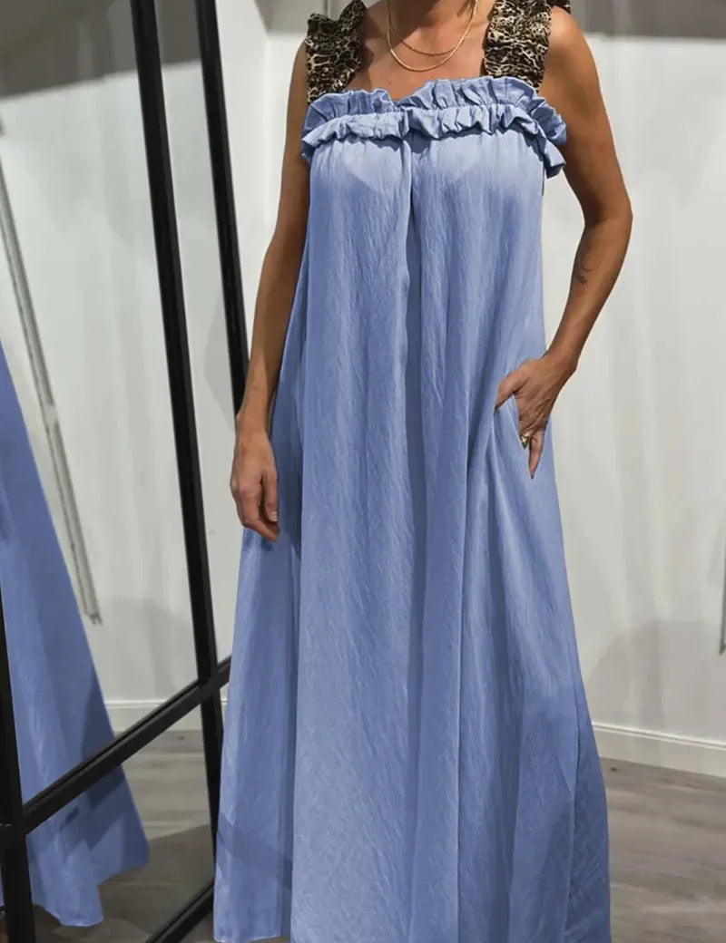 Helen - Elegancka sukienka w panterkę