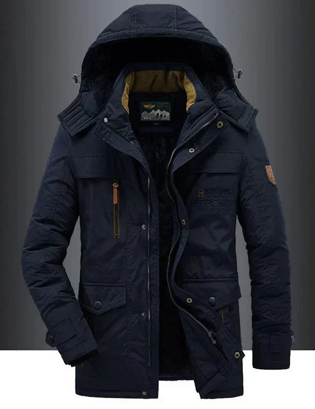 Borys™ – Ciepła Męska Kurtka Polarowa z Zimowej Mieszanki Wełny Premium