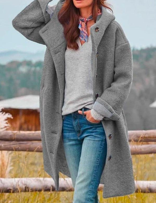 Teodora™ | Stylowy Długi Zimowy Płaszcz