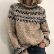 Helena | Miękki sweter Fair Isle