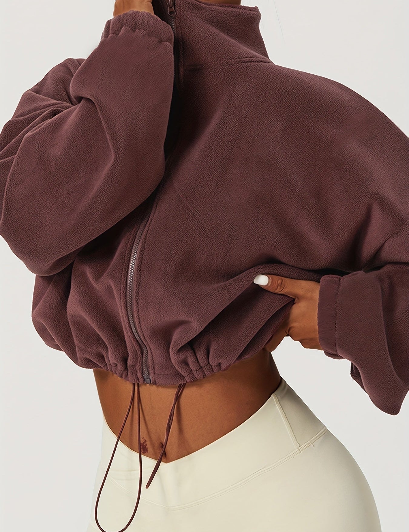 Velexia | Fleece-Crop-Top