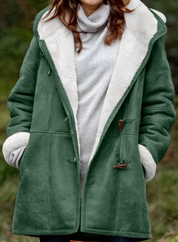 Sylwia™ | Aksamitny płaszcz z kapturem Velvet Horn