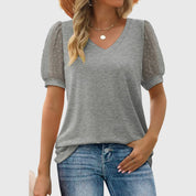 Arlie - Elegant Top With V-neck