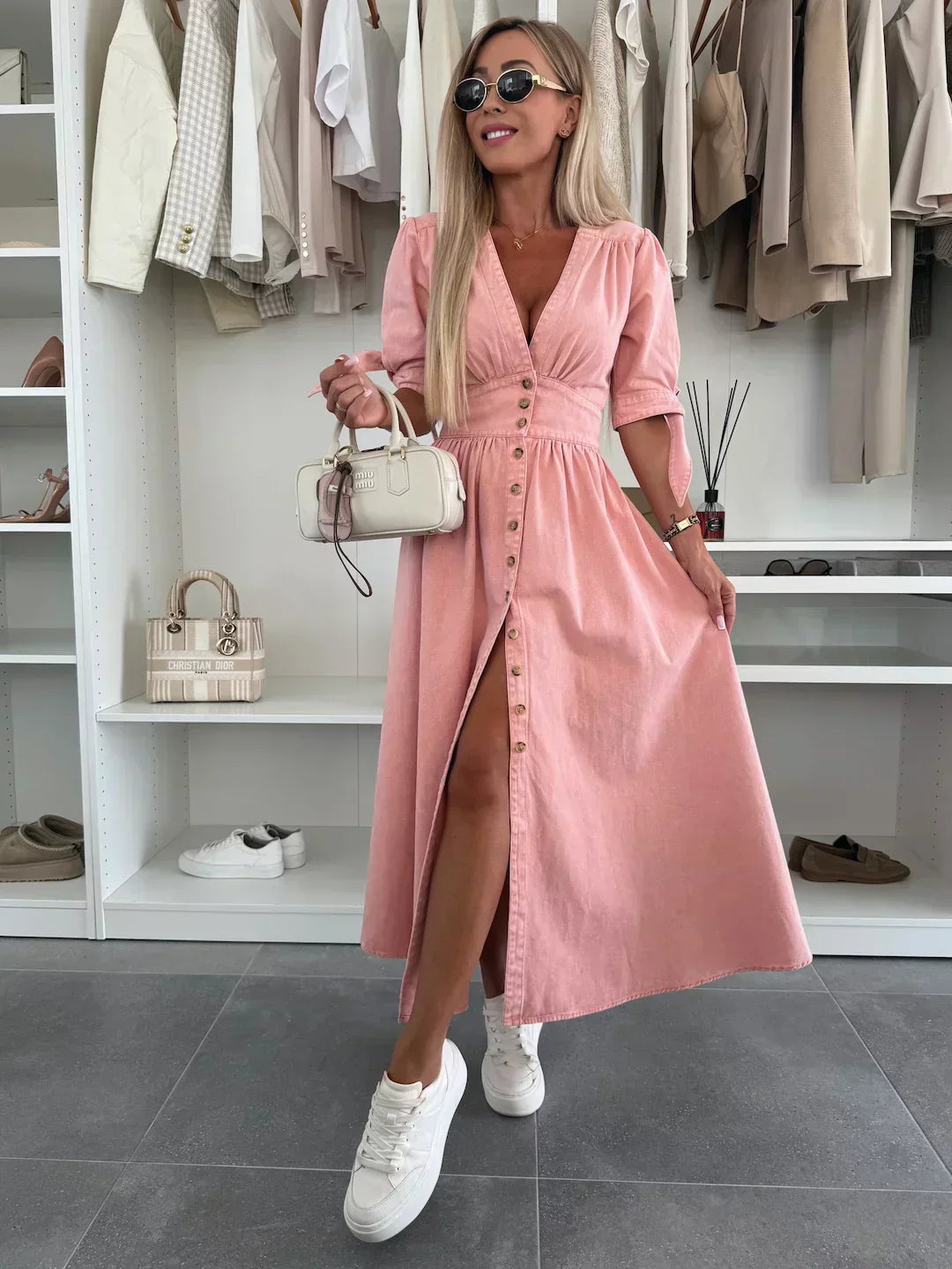 Olivia | Genialna dżinsowa sukienka