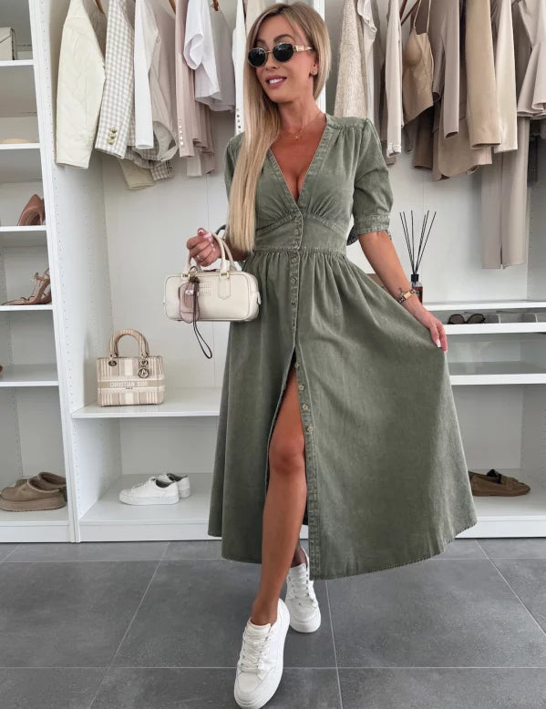 Olivia | Genialna dżinsowa sukienka