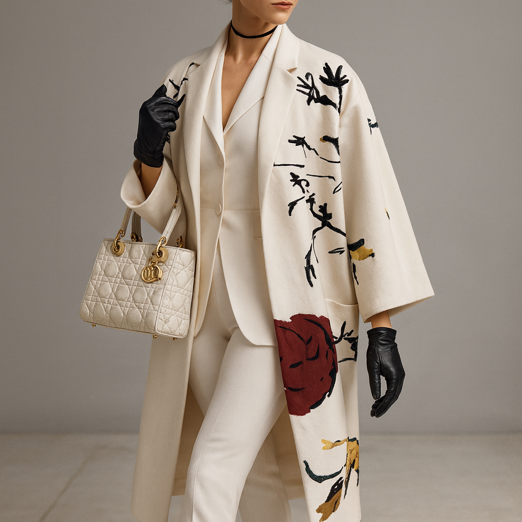 Isa™ | Damski Płaszcz z Unikalnym Wzorem