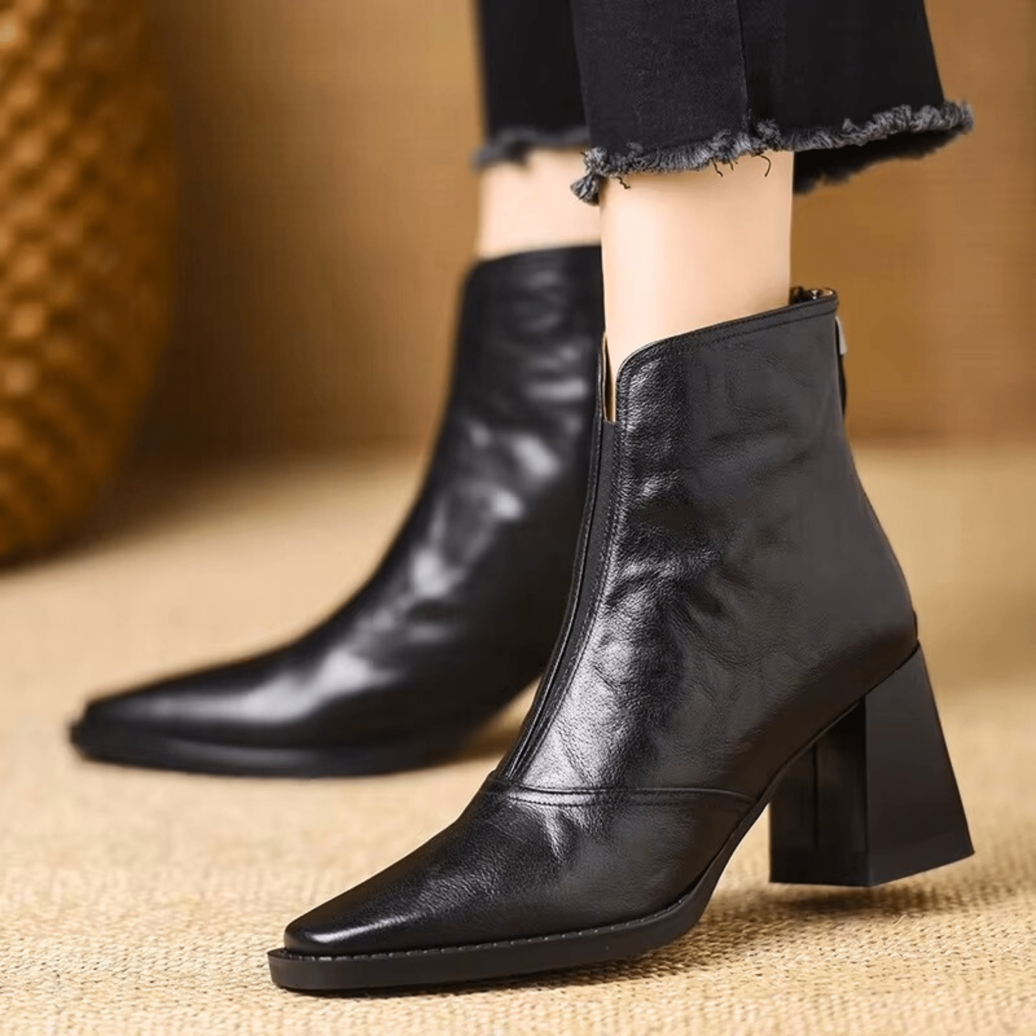 The Aurelia Sculpted Leather Boot™